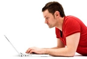 Man Looking Up How To Sell Car